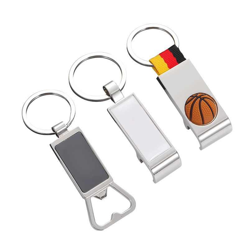 metal Bottle Opener Key Chains Different Types Of Blank Custom Hotel Logo Key Ring