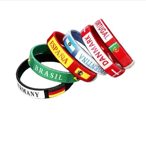  Country Flag Bracelet Free Size for Decoration