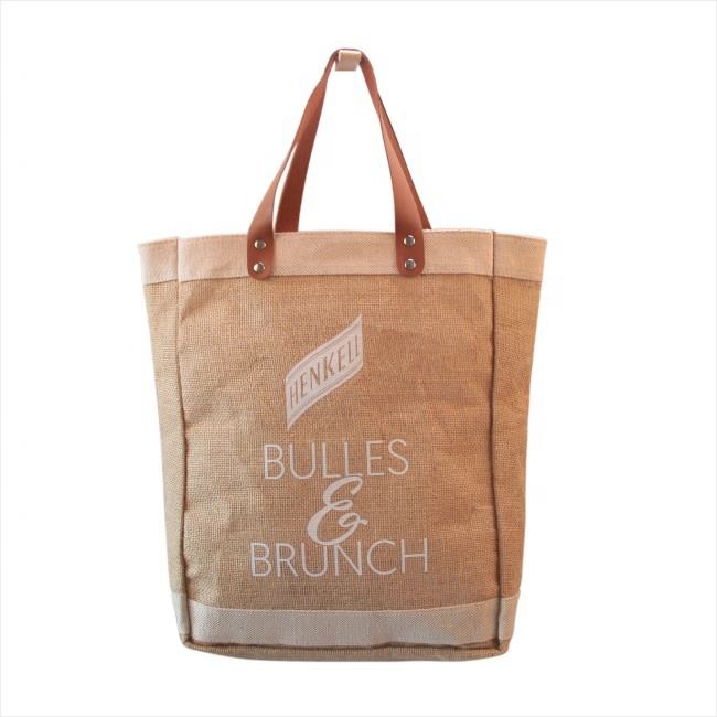 Custom Design Jute Shopping Bag