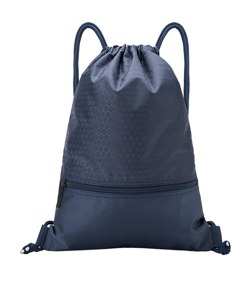 polyester draw string custom promotional drawstring bag