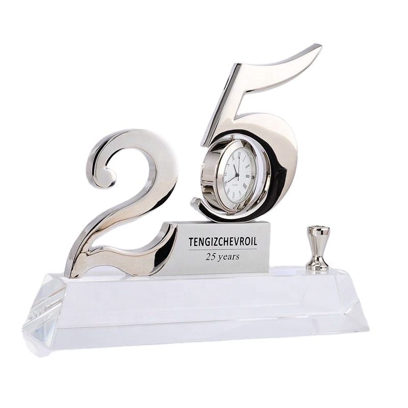 Corporate 25th Anniversary Gift trophy for Souvenir