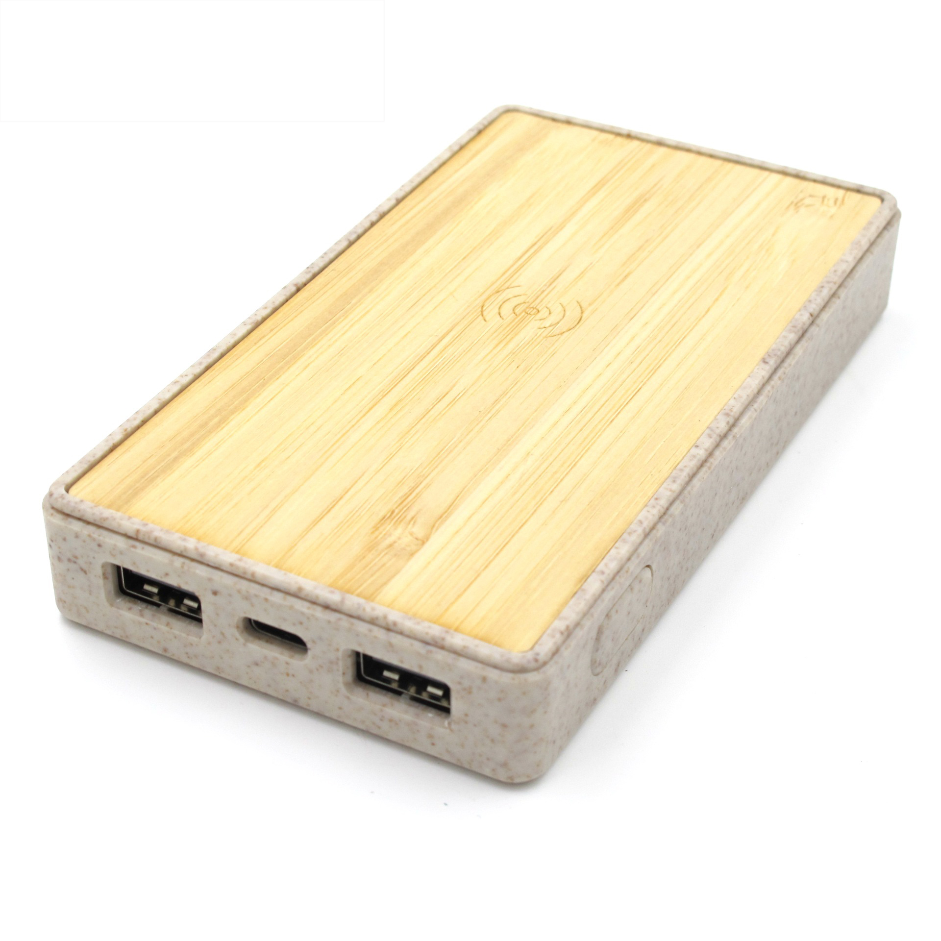 Bamboo power bank wooden powerbank 10000mAh powerbank